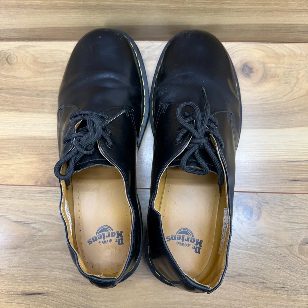 Dr Martens Oxfords Black Leather Mens 11 Classic Business Casual Modern Punk Y2K